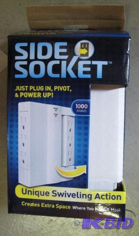 side socket swival plug in...