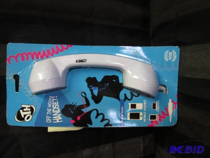 off the hook handset phone...