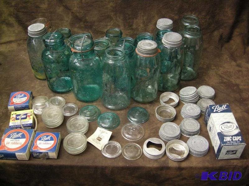 lot 116 image: Canning jar collection
