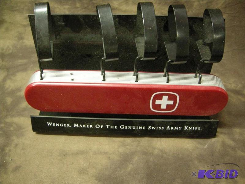 lot 120 image: Wenger Swiss army knife store display