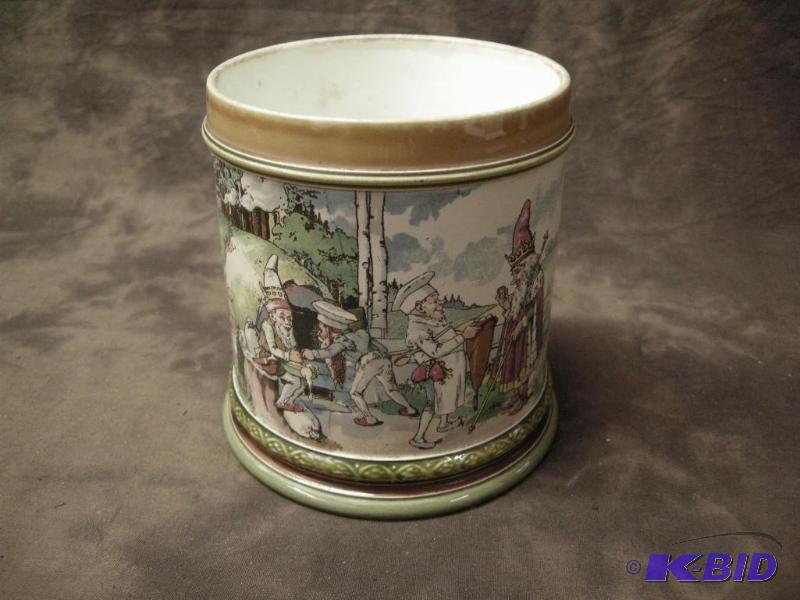 lot 122 image: Mettlach Made in Germany beaker