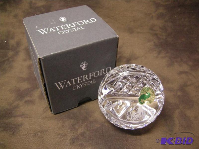 lot 217 image: Waterford Crystal engraved basketball Timberwolves