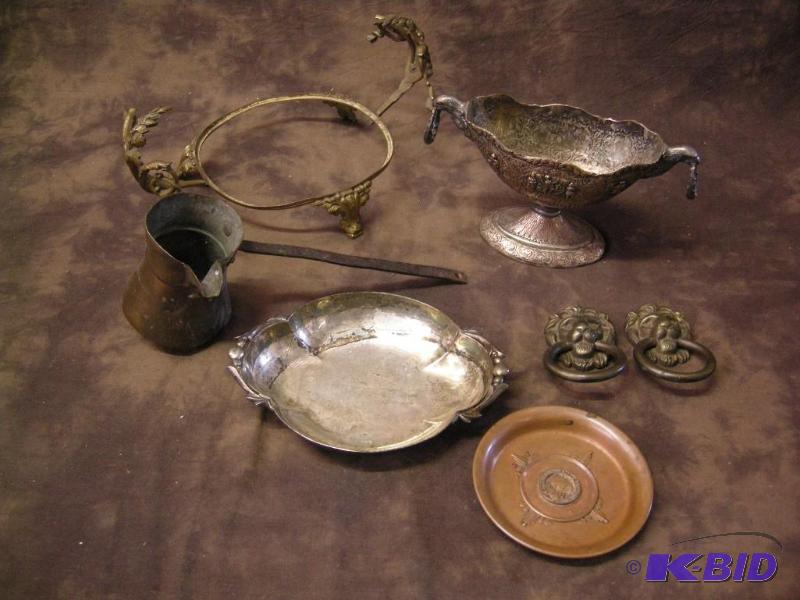 lot 263 image: Sterling Cellinicraft dish and more