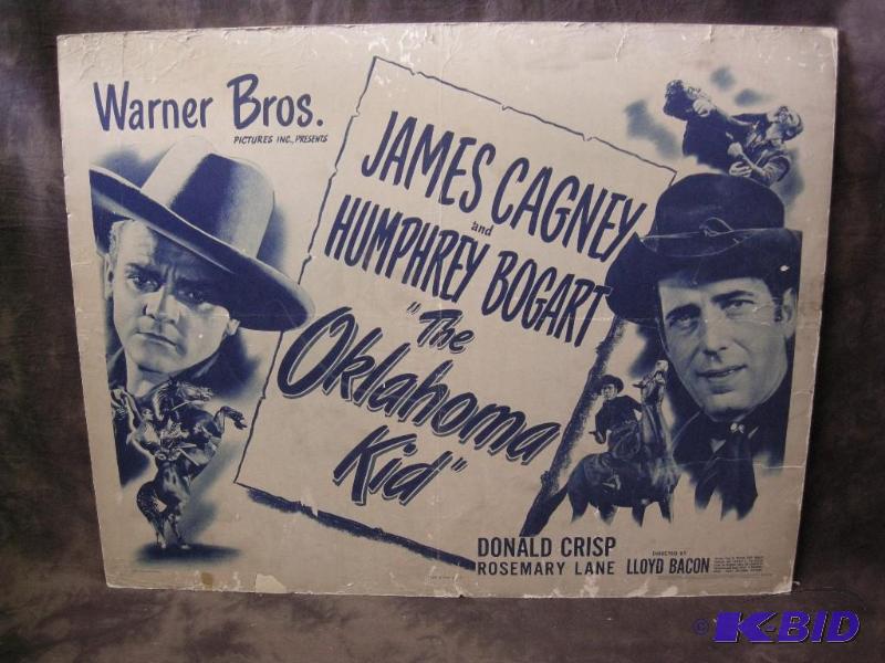lot 282 image: Vintage The Oklahoma Kid movie posterlobby card