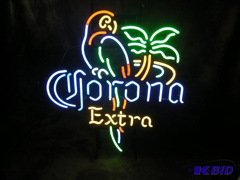 lot 310 image: Corona Extra parrot 4 color neon sign with box