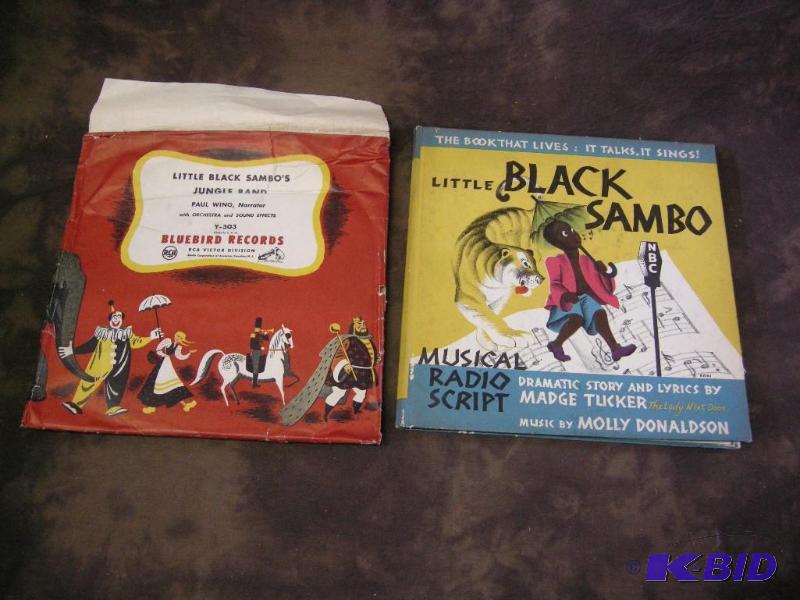 lot 316 image: 2 1940s Little Black Sambo record sets