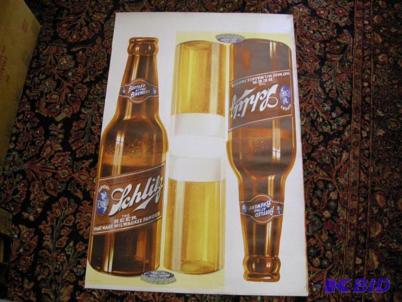 lot 402 image: 2 Schlitz uncut sheets