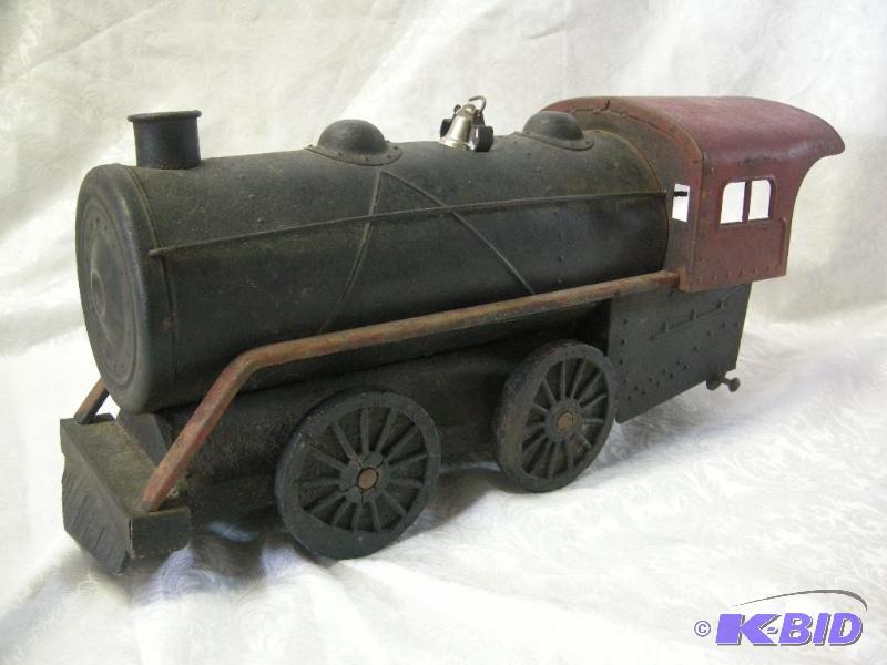 lot 419 image: Early Cor-Cor Toys 1920s, Washington Indiana LocomotiveTrain