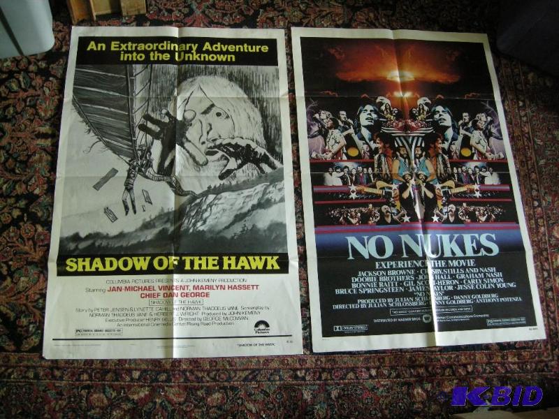 lot 432 image: 2 vintage movie theater posters