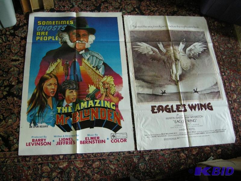 lot 433 image: 2 vintage movie theater posters