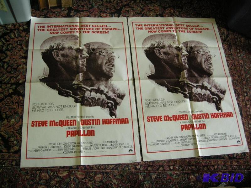 lot 434 image: 2 vintage movie theater posters