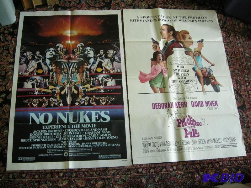 lot 435 image: 2 vintage movie theater posters