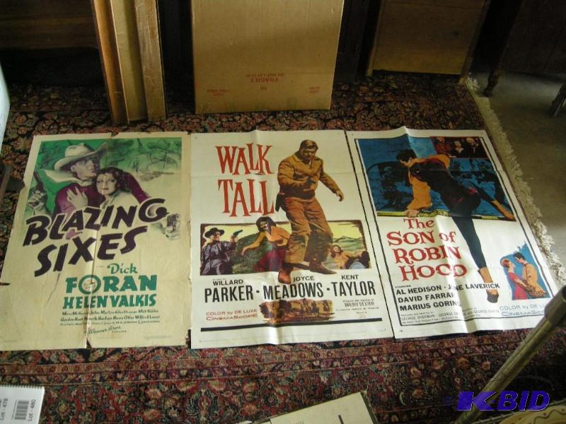 lot 477 image: 3 classic movie posters