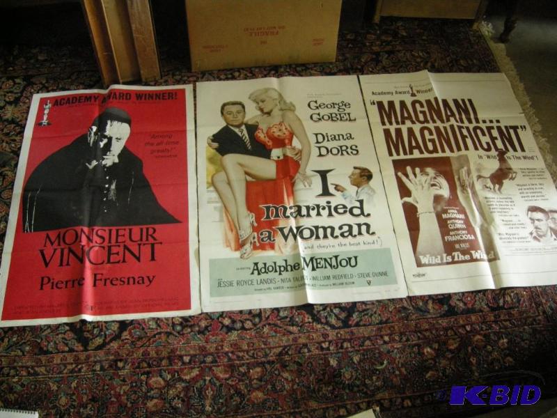 lot 479 image: 3 classic movie posters