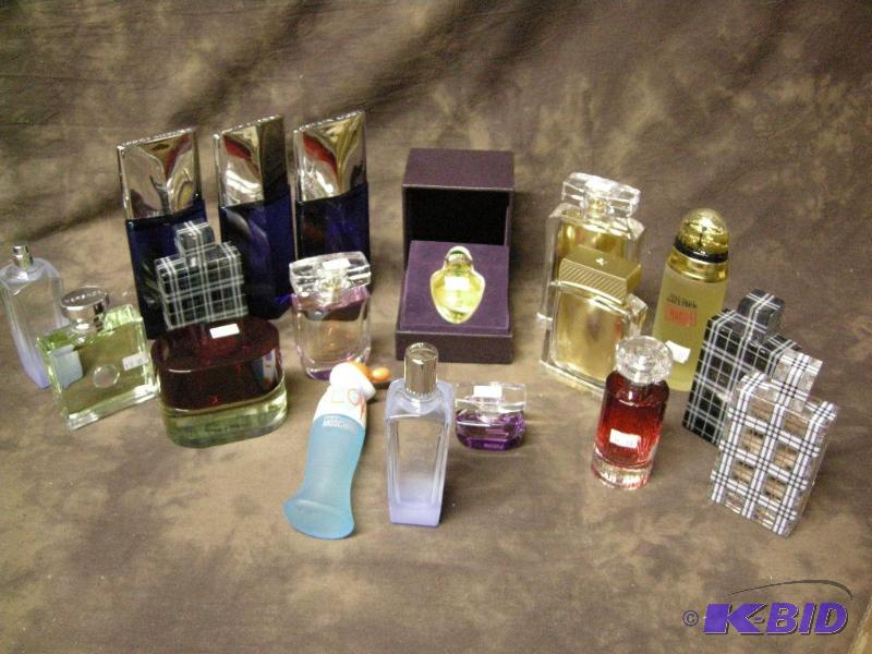 lot 494 image: Store display perfume bottles with contents