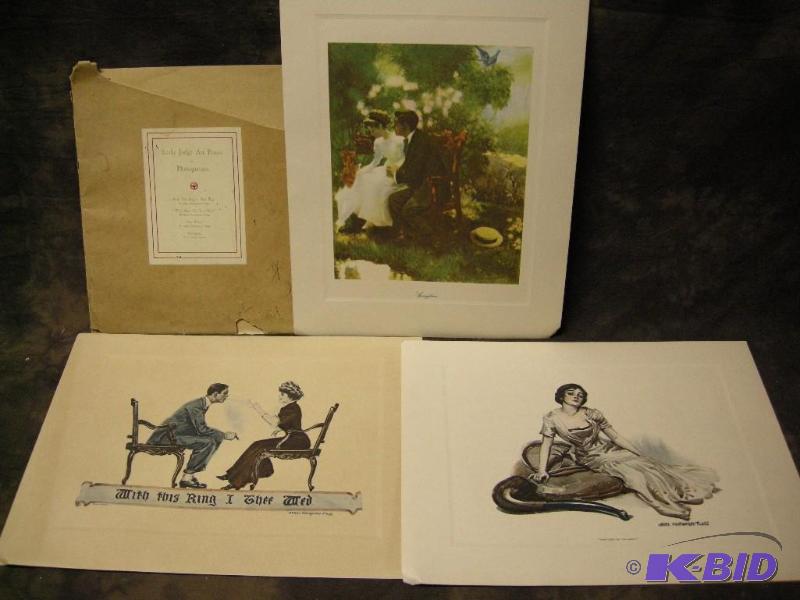 lot 503 image: Leslie-Judge Art Prints Photogravure, 3 out of 4 in set