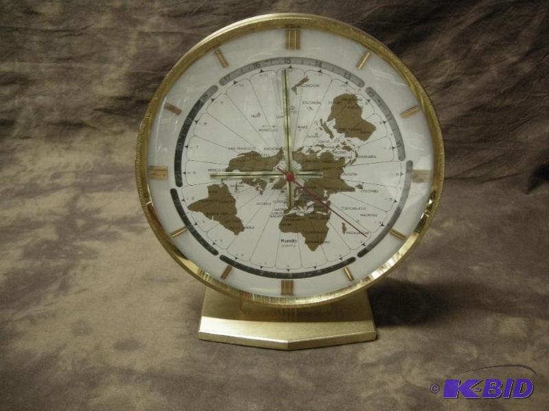 lot 53 image: Kundo, Kieninger & Obergfell Western Germany world clock