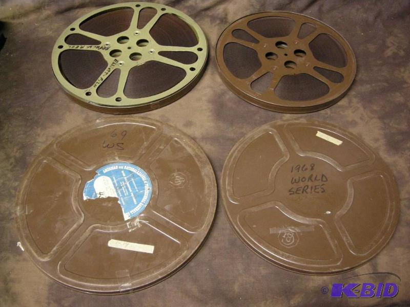 lot 587 image: Vintage American and National Leagues world series film reels