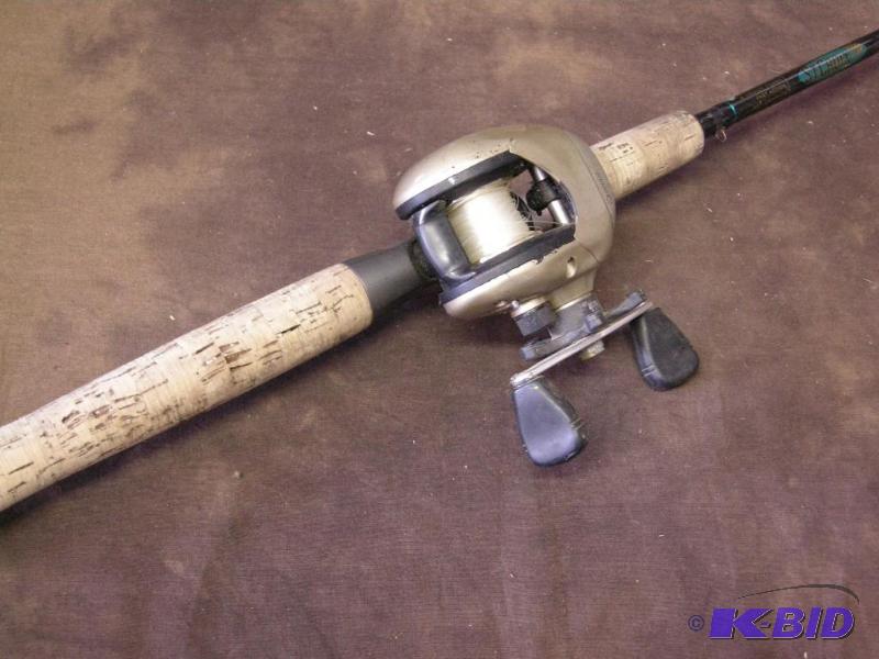 lot 604 image: Quantum Profile PF400CX reel with St.Croix Premier PC60MF 6 rod