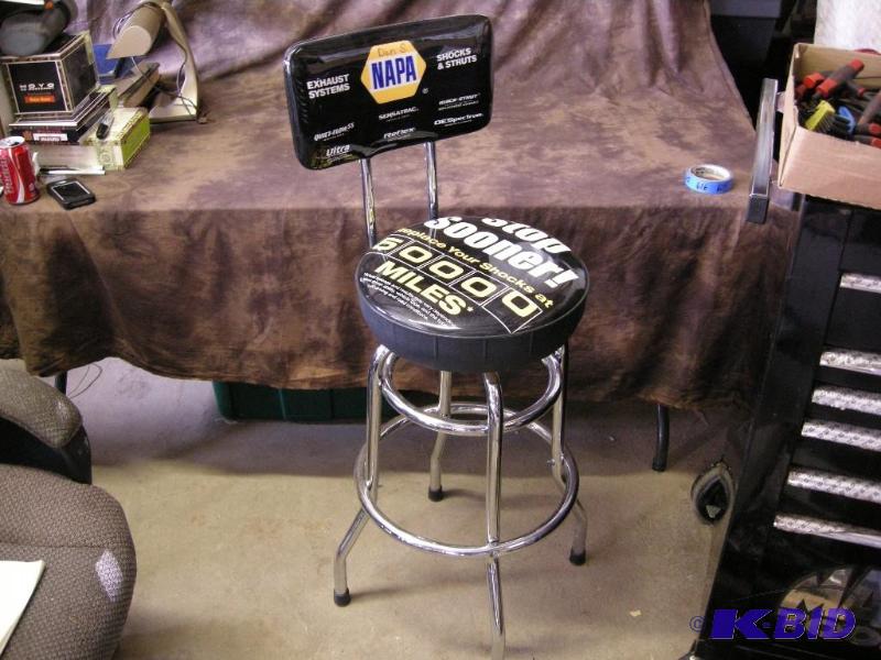 lot 615 image: NAPA shop stool