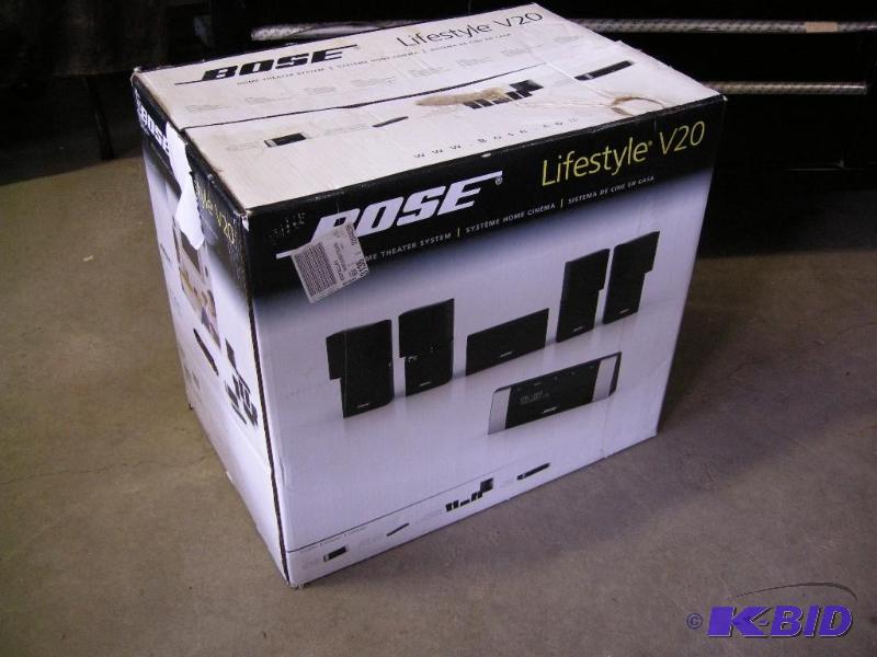 lot 620 image: Bose Lifestyle V20 home theater system