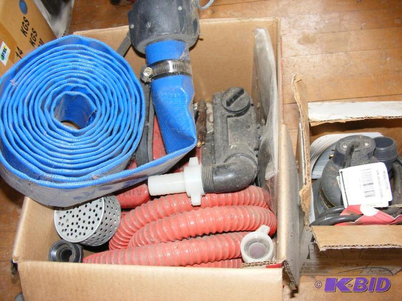 lot 104 image: Sump Pump and hose...