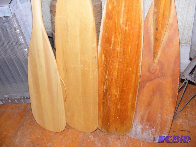 lot 121 image: Four BoatCanoe Paddles...