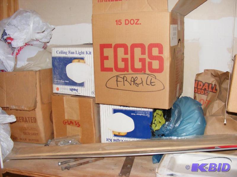 lot 124 image: Light Fixtures and everything on the closet s...