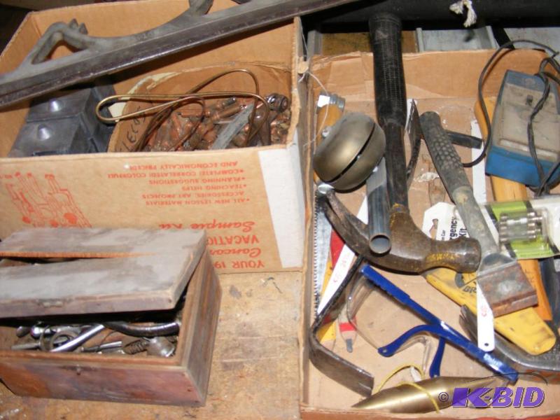 lot 135 image: misc and small hand tools...
