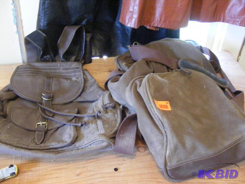 lot 194 image: Backpack and dufflebag...