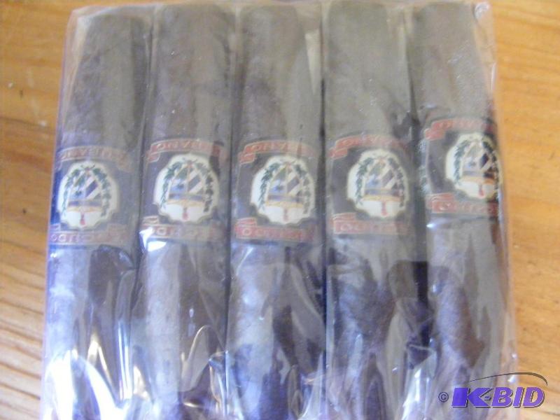 lot 198 image: Five Cigars. You must be 18 to buy this lot...