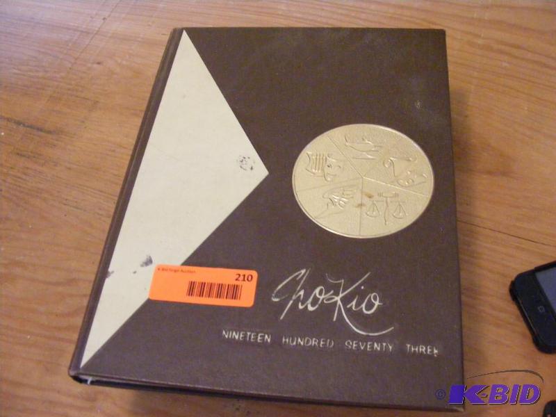 lot 210 image: ChoKio 1973 yearbook and American Heritage Di...