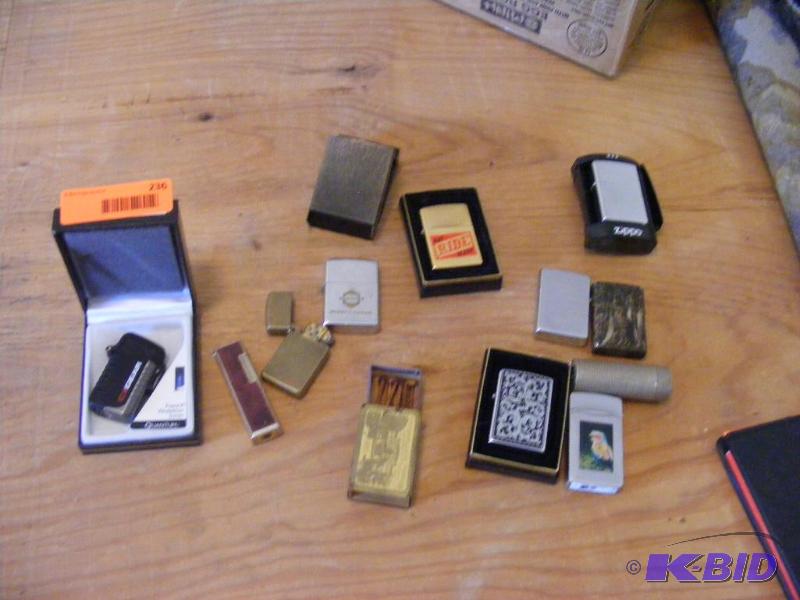 lot 236 image: Lot of Lighters, Zippos and others...