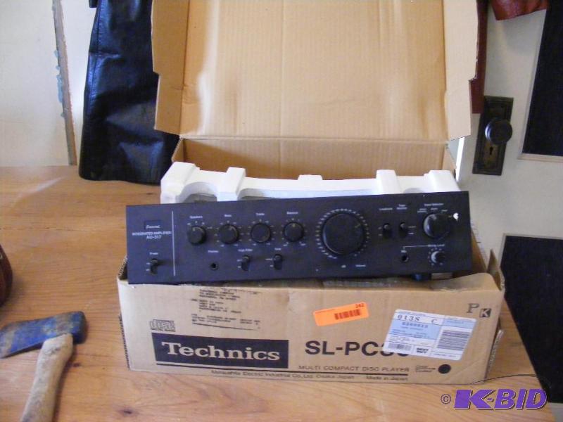 lot 242 image: Sansui Integrated Amplifier AU-317, untested...