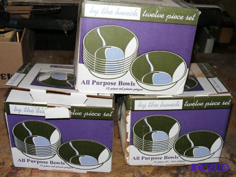 lot 35 image: Three boxes of All Purpose Bowls...