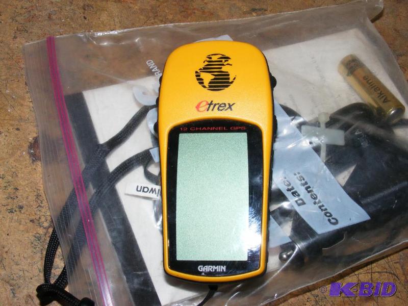 lot 37 image: eTrex Personal Navigator GPS, untested...