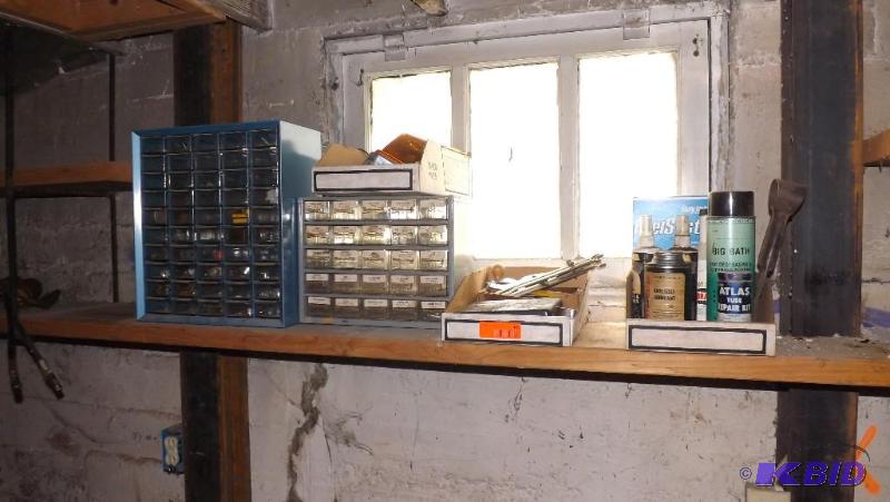 lot 383 image: Two Organizers with some misc items. Pair of ...