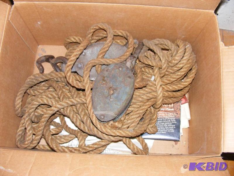 lot 6 image: Pulleys and Rope...