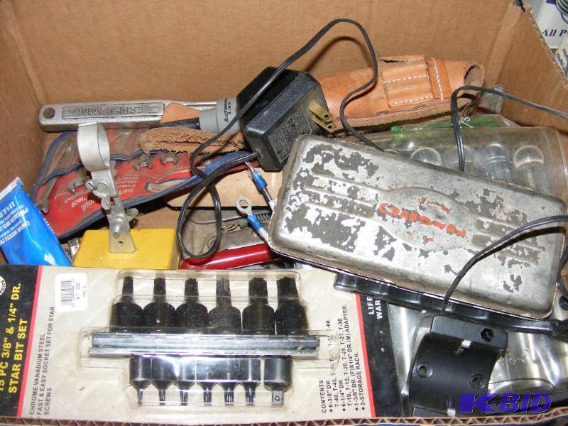 lot 61 image: Variety lot of Tools, some Craftsman sets...