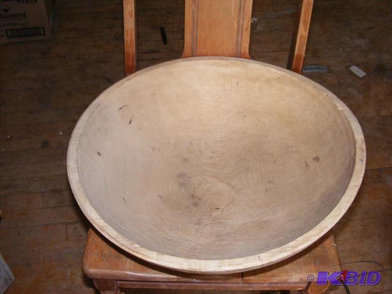 lot 74 image: Carved Wood Bowl...