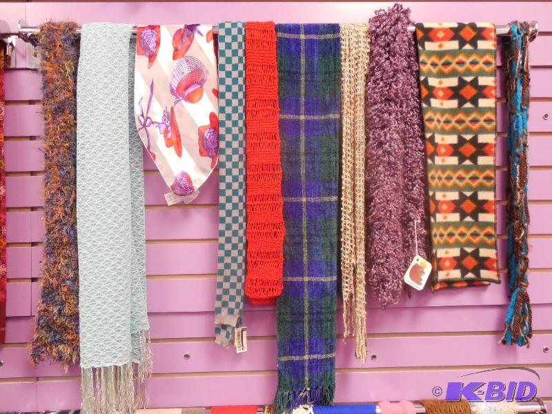 Name Brand or Handcrafted Scarves Lot of 10