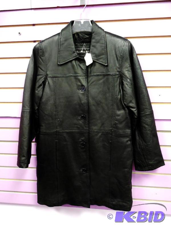 New Seventh Avenue Leather Jacket Size M - Zip Out Liner