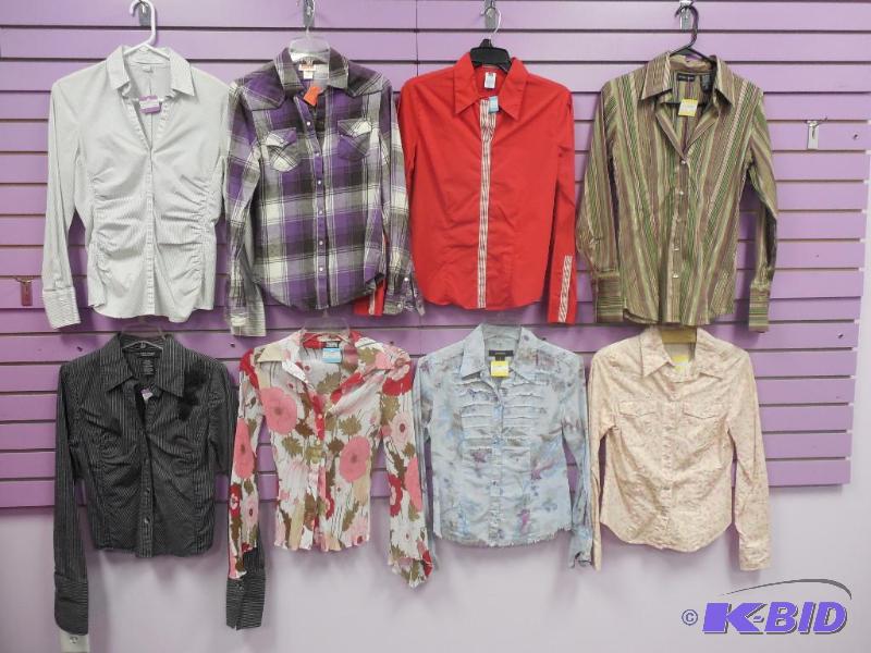 Lot of 8 Blouses or Shirts Size XS & Small
