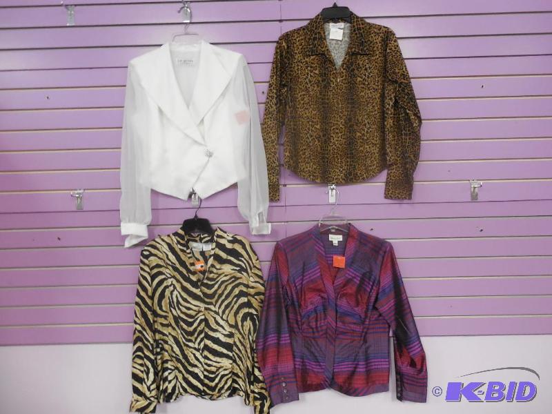 Lot of 4 Name Brand Blouse or Shirt - Size Medium