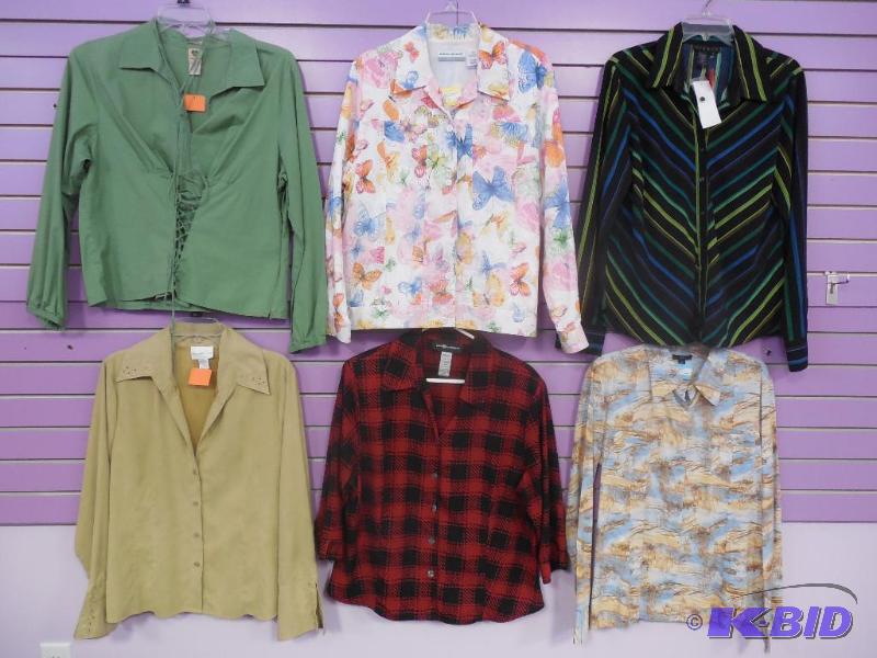 Lot of 6 Name Brand Blouse or Shirt - Size Extra Large