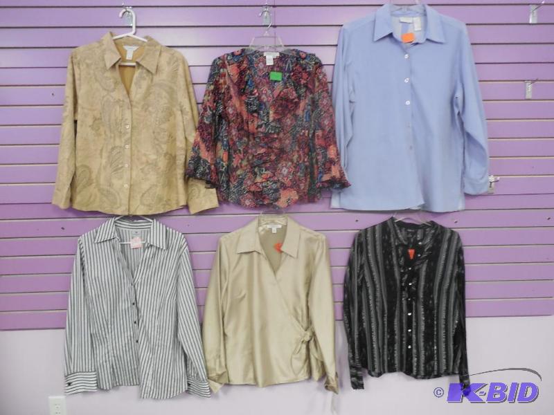 Lot of 6 Name Brand Blouse or Shirt - Size Extra Large & 1X