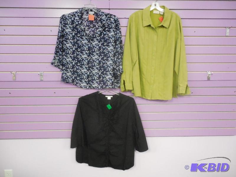 Lot of 3 Name Brand Blouse or Shirt - Size 2X