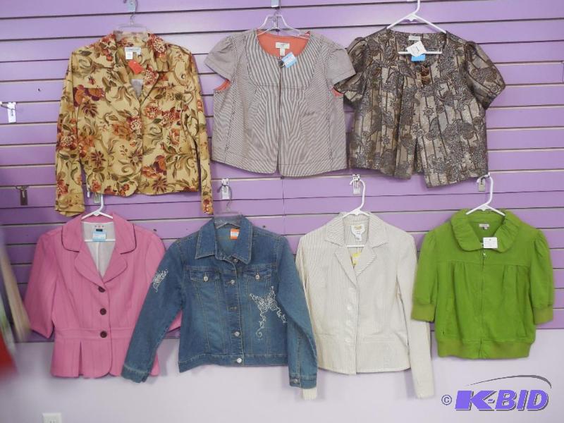 Lot of 7 Name Brand Blazer or Jackets Size Medium