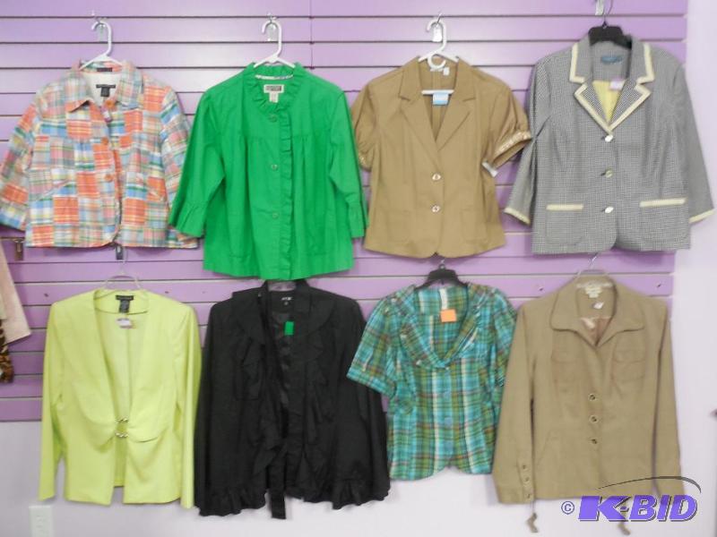 Lot of 8 Name Brand Blazer or Jackets Size Extra Large