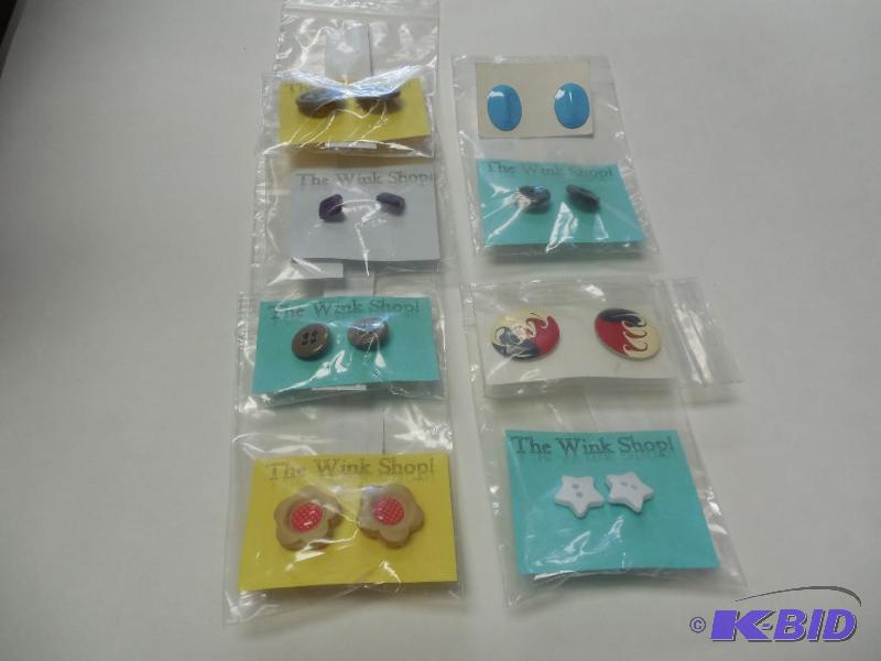 Lot of 8 Pierced Earrings